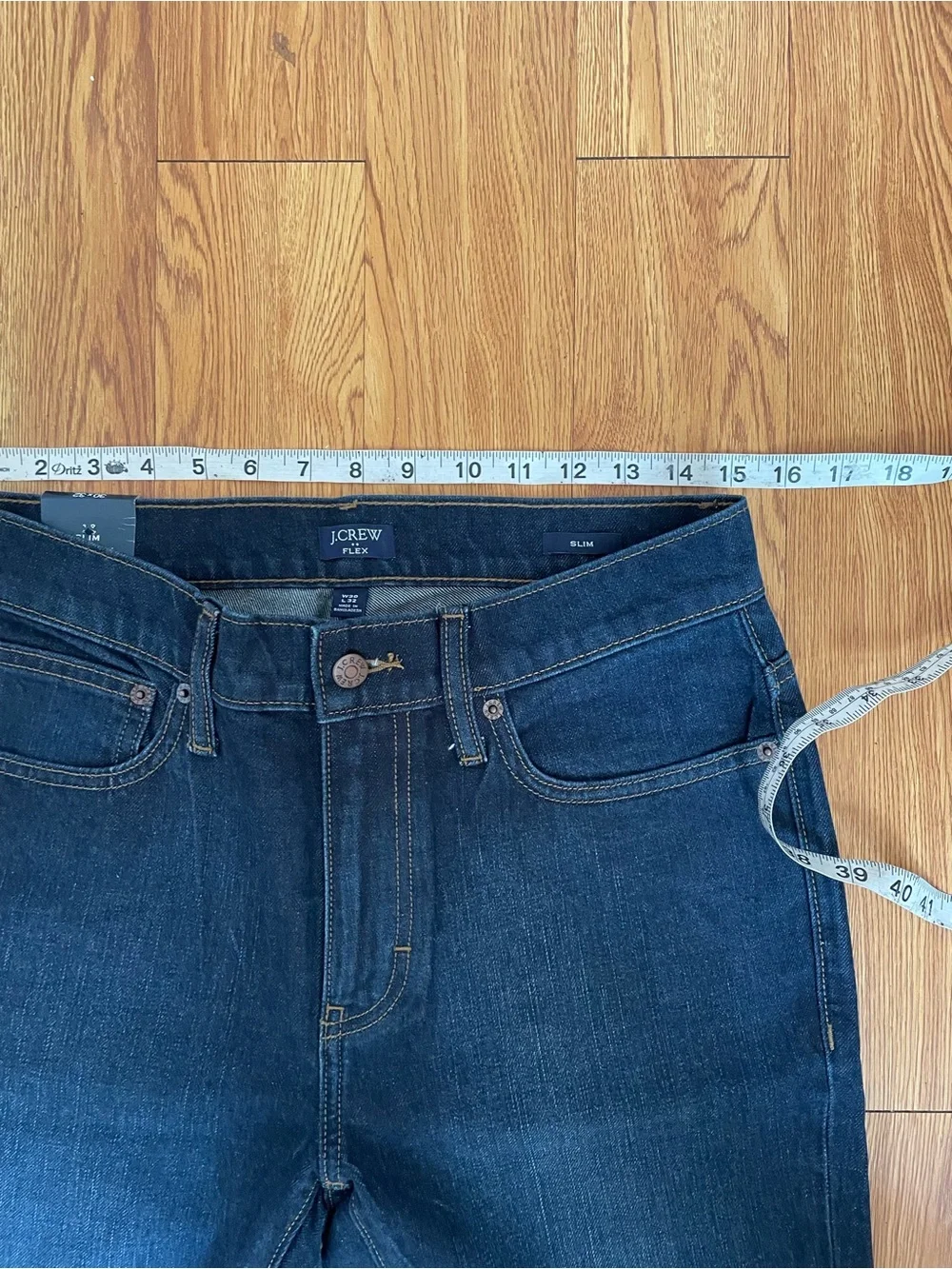 J.Crew Slim-fit Jeans in Vintage Flex fabric.